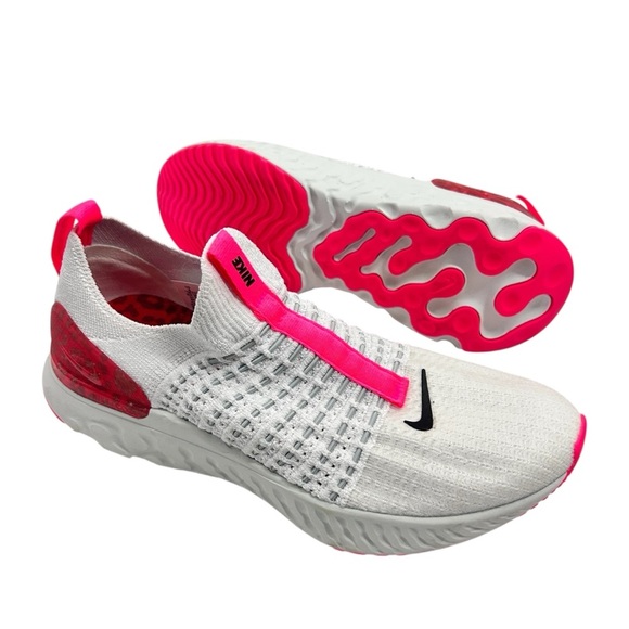 Nike React Phantom Run Flyknit 2 Size 8 DM8064 001 - Picture 2 of 11